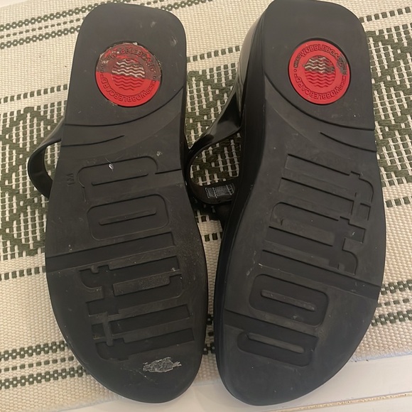 Fitflop wedge glitter t-strap - Picture 8 of 8